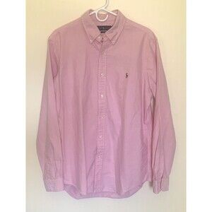 Ralph Lauren 100% Cotton Button-Down Shirt Men’s L Long Sleeve Classic Preppy